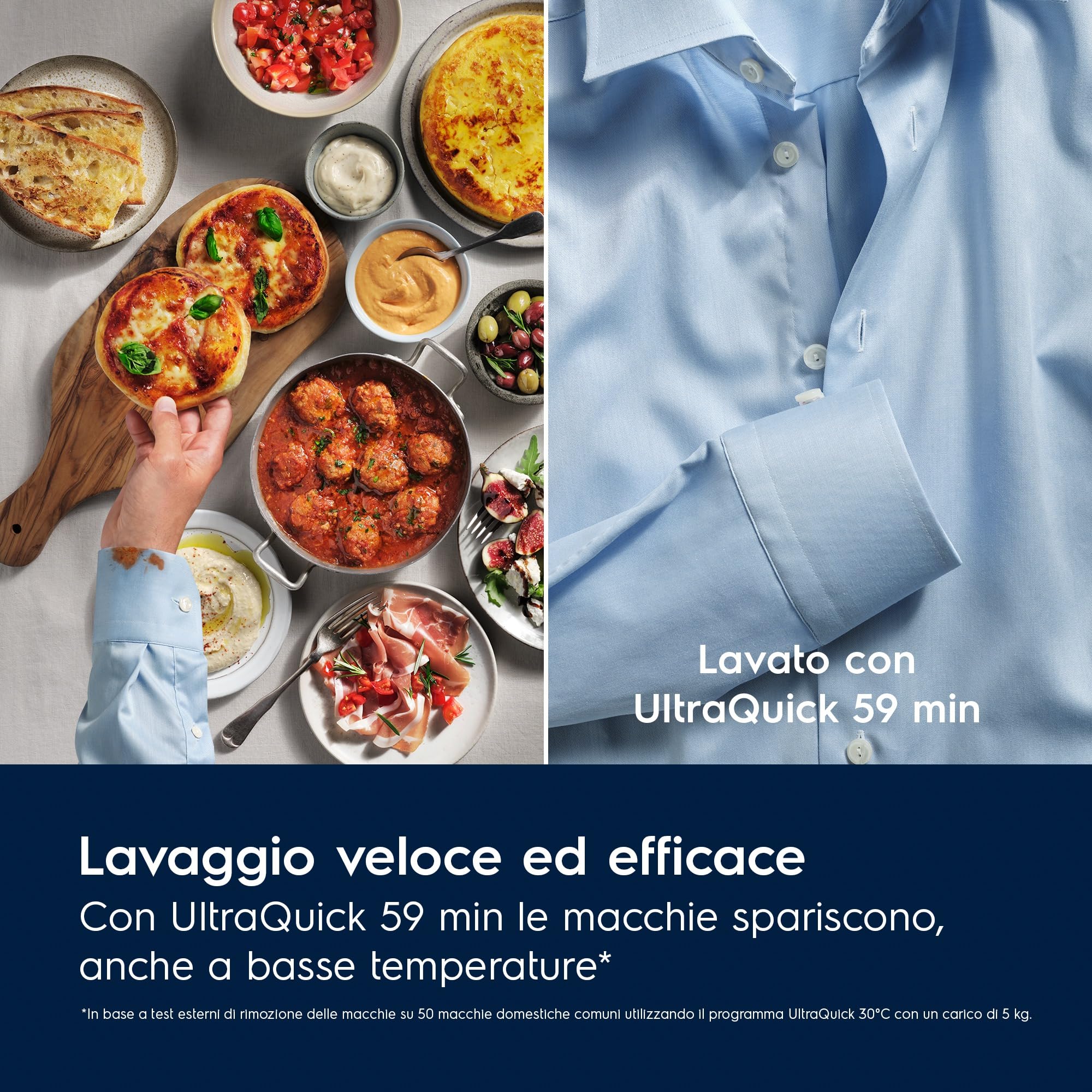 Electrolux EW7F411G Lavatrice a Carica Frontale, Tecnologia SteamCare e SensiCare+, Serie 700, 11 kg, 1400 Giri al Minuto, Cesto CareDrum, 847x597x636 mm, Bianco, Classe A