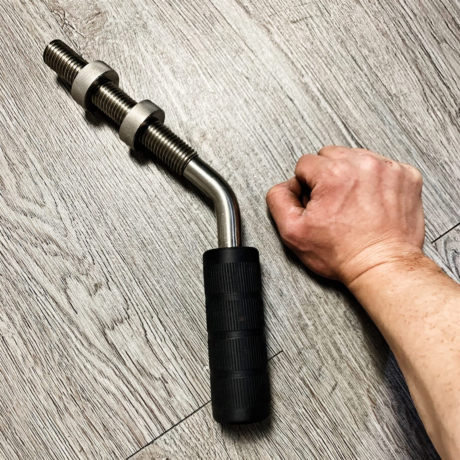 Fortifiant de poignée, entraînement de poignet de gym, haltère poignée exercice, fitness à la maison, doigt, bras, avant-bras, puissance de rotation de force de force d'équipement de renforcement