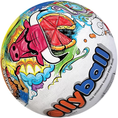 Ollyball Chicago Bulls NBA Team Edition - Pelota de juego colorida patentada galardonada para interiores