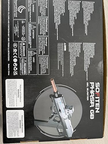 Miniatura 9 de Pistola automática de bolas de gel de alta velocidad de 180+FPS con elegantes luces de funcionamiento, pistola de juguete eléctrica para Pascua,