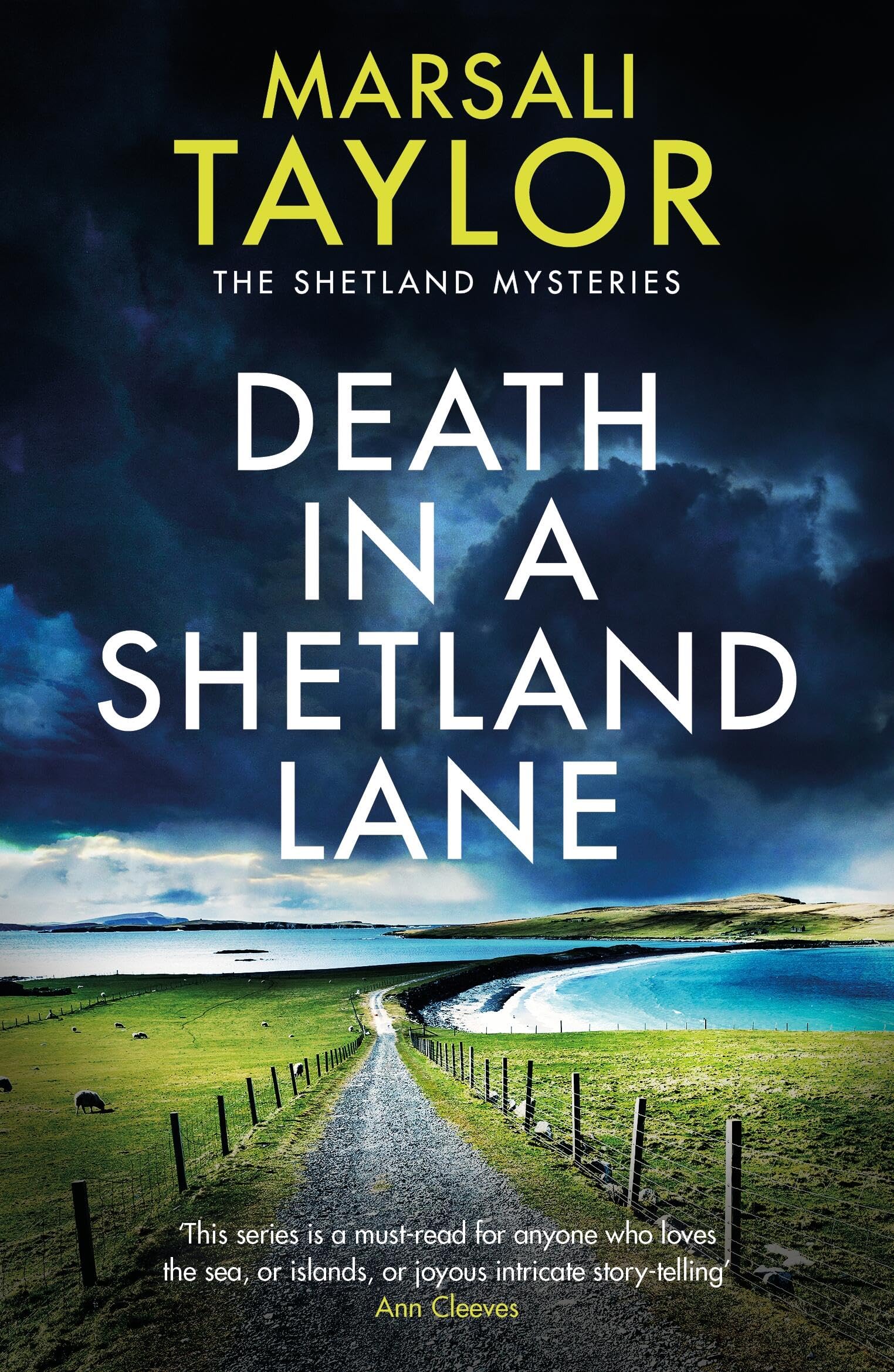 Marsali Taylor Death in a Shetland Lane Paperback Book
