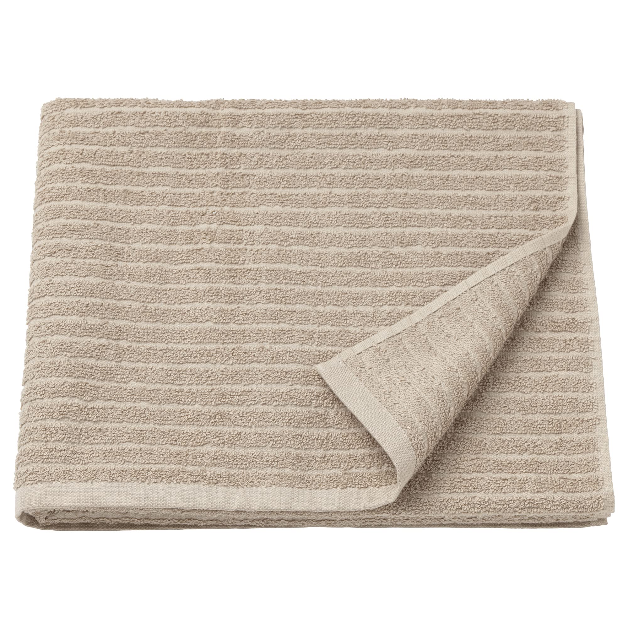 Serviette de bain VÅGSJÖN ProTuning 70x140 cm beige contre les mauvaises odeurs d'humidité