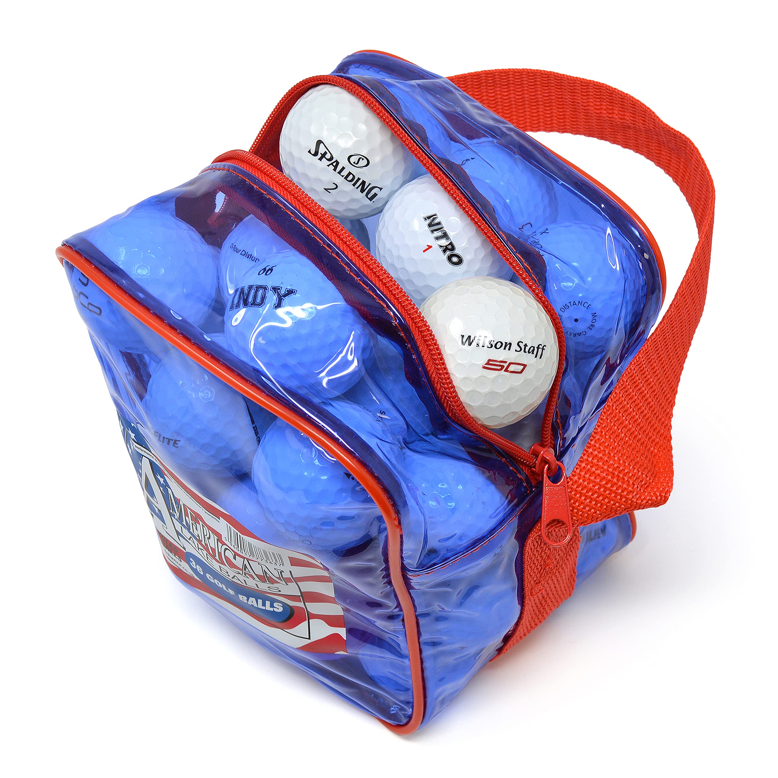 Second Chance 36 Pelotas de Golf con Bolsa de Almacenamiento