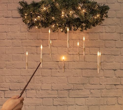 Miniatura 3 de Harry Potter Kurt Adler - Juego de 10 velas flotantes con varita remota