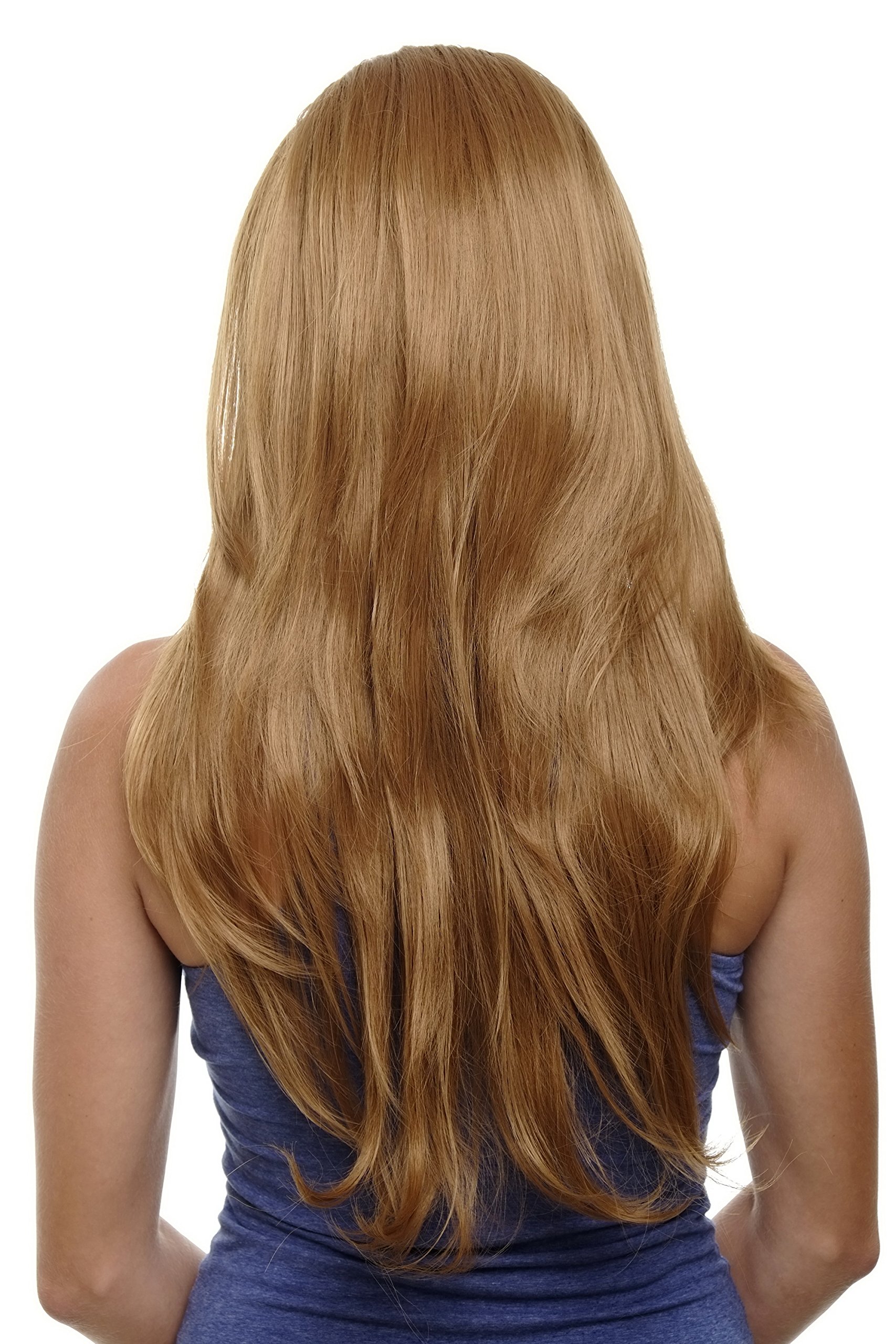 Parrucca Dritta Lunga E Dritta Chic Con Capelli A Pelo Incorporato - Foto 5