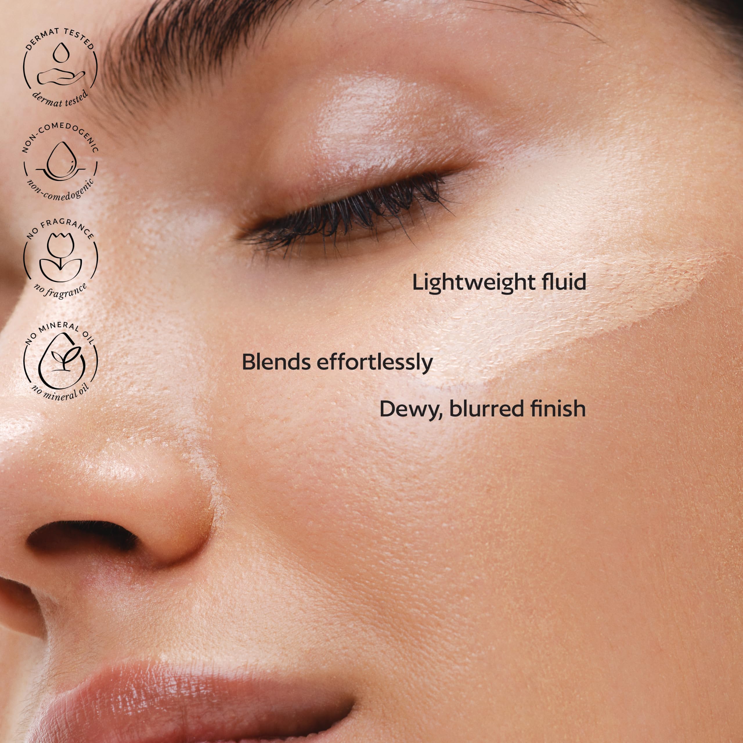 Akind Drop A Hint Hydrating Skin Tint SPF 30 PA+++ for Dewy Skin with Sun Protection & Enriched with Hyaluronic acid & Vitamins B5, C & E - 110 Ivory (30 ml) 3