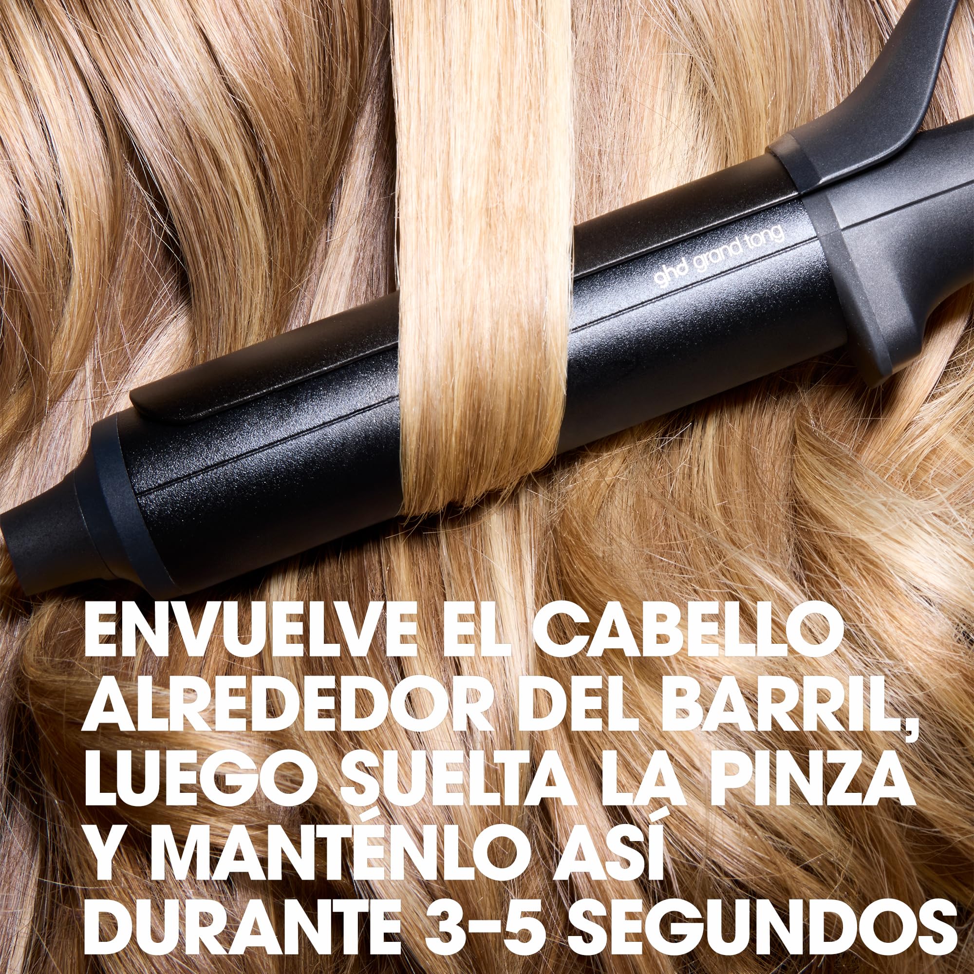 ghd Chronos Curve Grand Tong Tenacilla Profesional – Para rizos voluminosos de larga duración – Ideal para cabello medio y largo (Enchufe Europeo)
