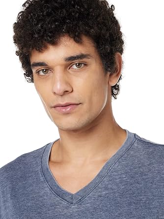 Lucky Brand Men's Venice Burnout V Neck Tee