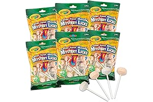 Crayola Candy Color Your Mouth Mystery Licks Candy Bags 6 Pack Mystery...