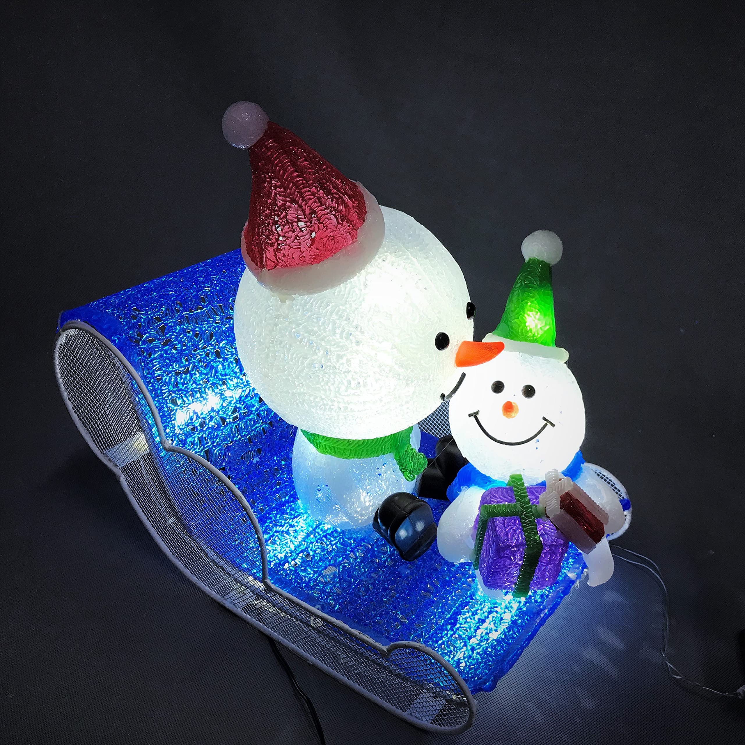 Amazon.co.jp: 1頭トナカイとスノーマン親子 LED Amazon.co.jp: 1頭トナカイとスノーマン親子 LED