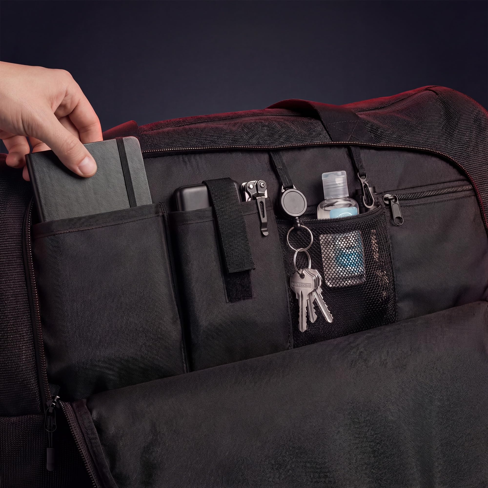 Diablo torba sportowa duża 68 l torba na siłownię torba treningowa z przegrodą na buty torba sportowa podróżna plecak fitness z kieszeniami organizer wodoodporna