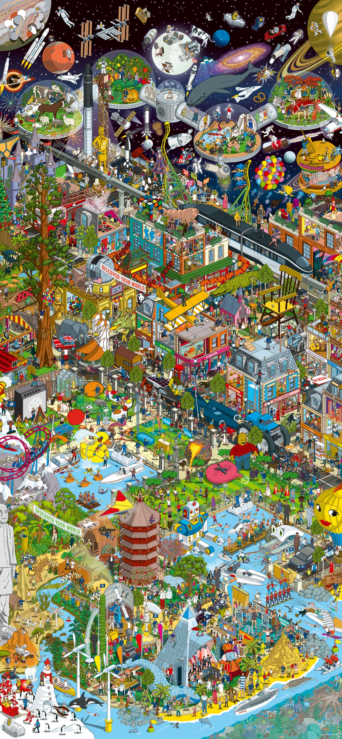 Ravensburger Guinness World Records 2000 Piece Jigsaw Puzzle for Adults and Kids Age 12 Years +