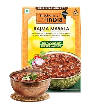 Kitchens Of India Rajma Masala, ITC Ready to Eat Indian Food, Just Heat and Eat, Microwavable,285 Gram - image, photos