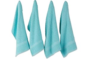 Basic Terry Aqua Waffle Dishcloths