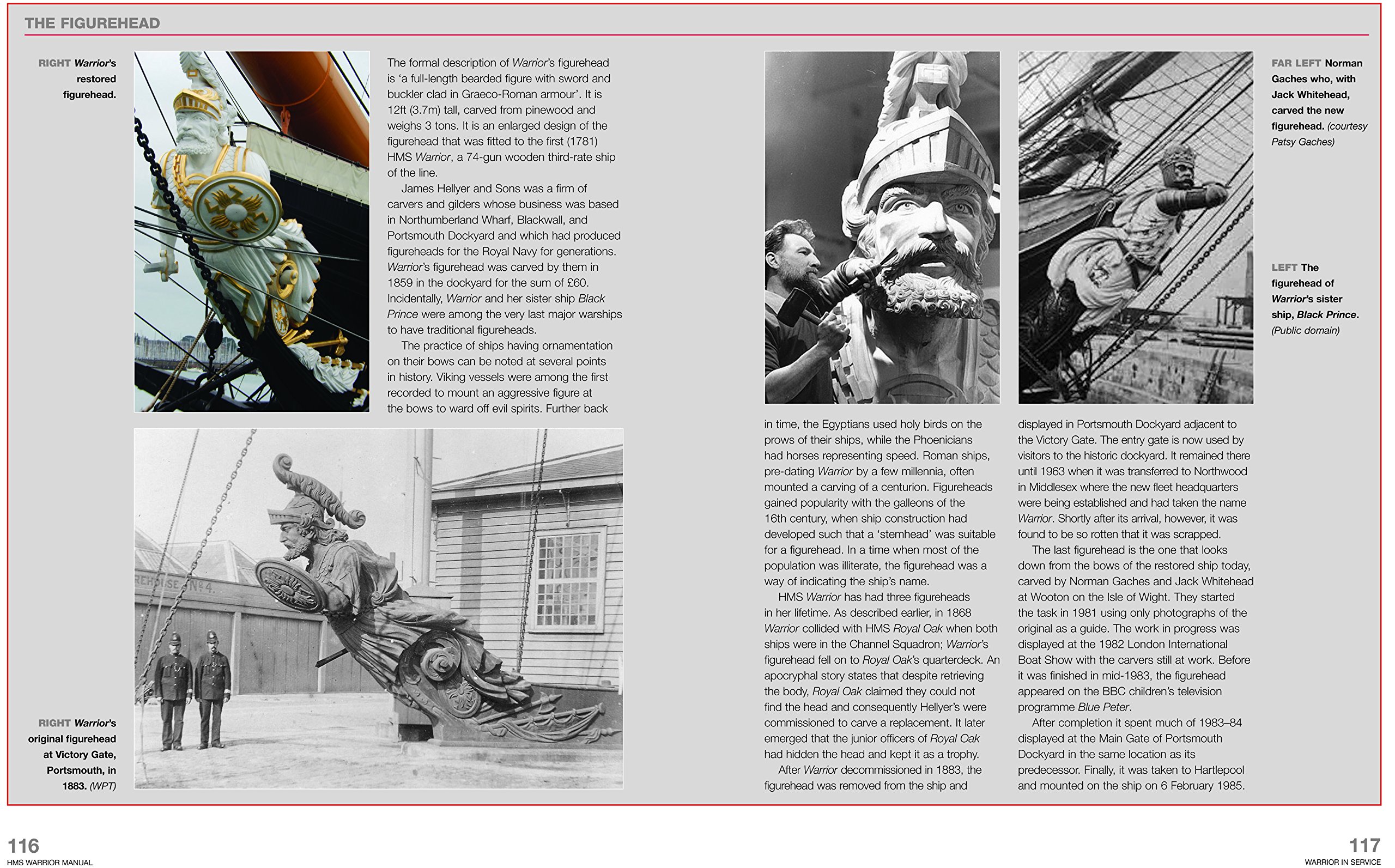 Hms Warrior Manual: 1861 to date