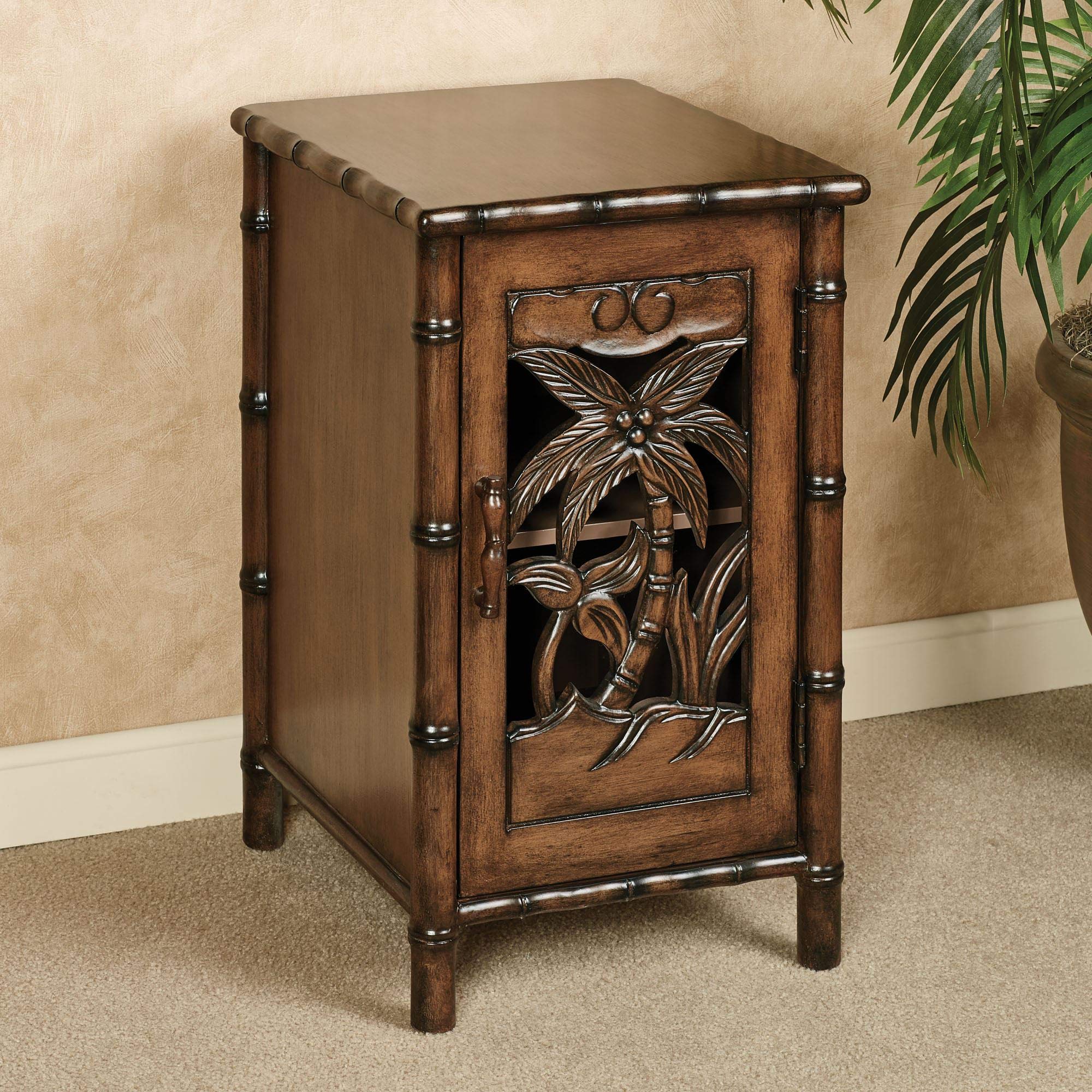 Amazon.com: Tropical Chairside Storage Cabinet Honey Maple One