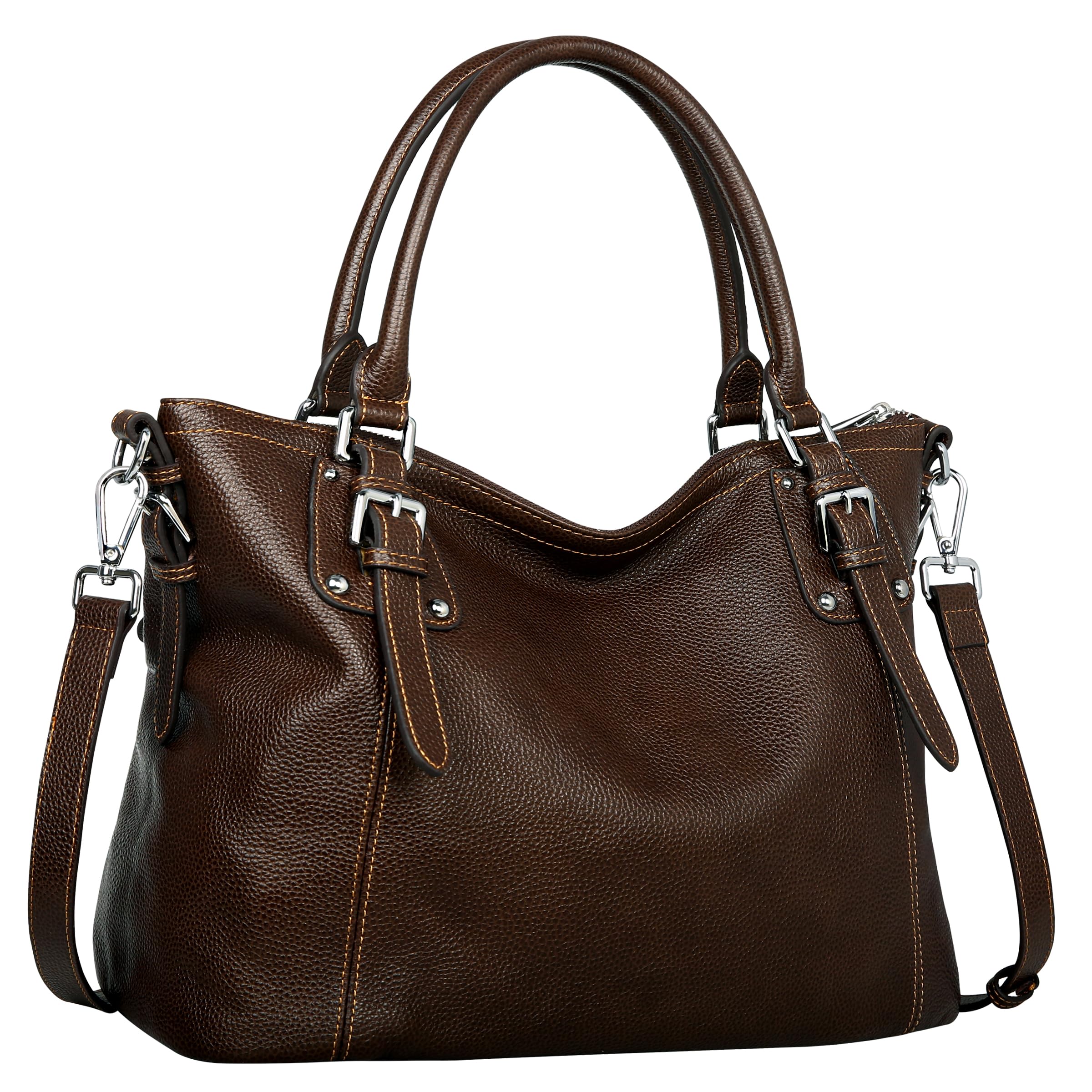 Leather Purses and Handbag for Women Shoulder Bag Tote Top Handle Bag