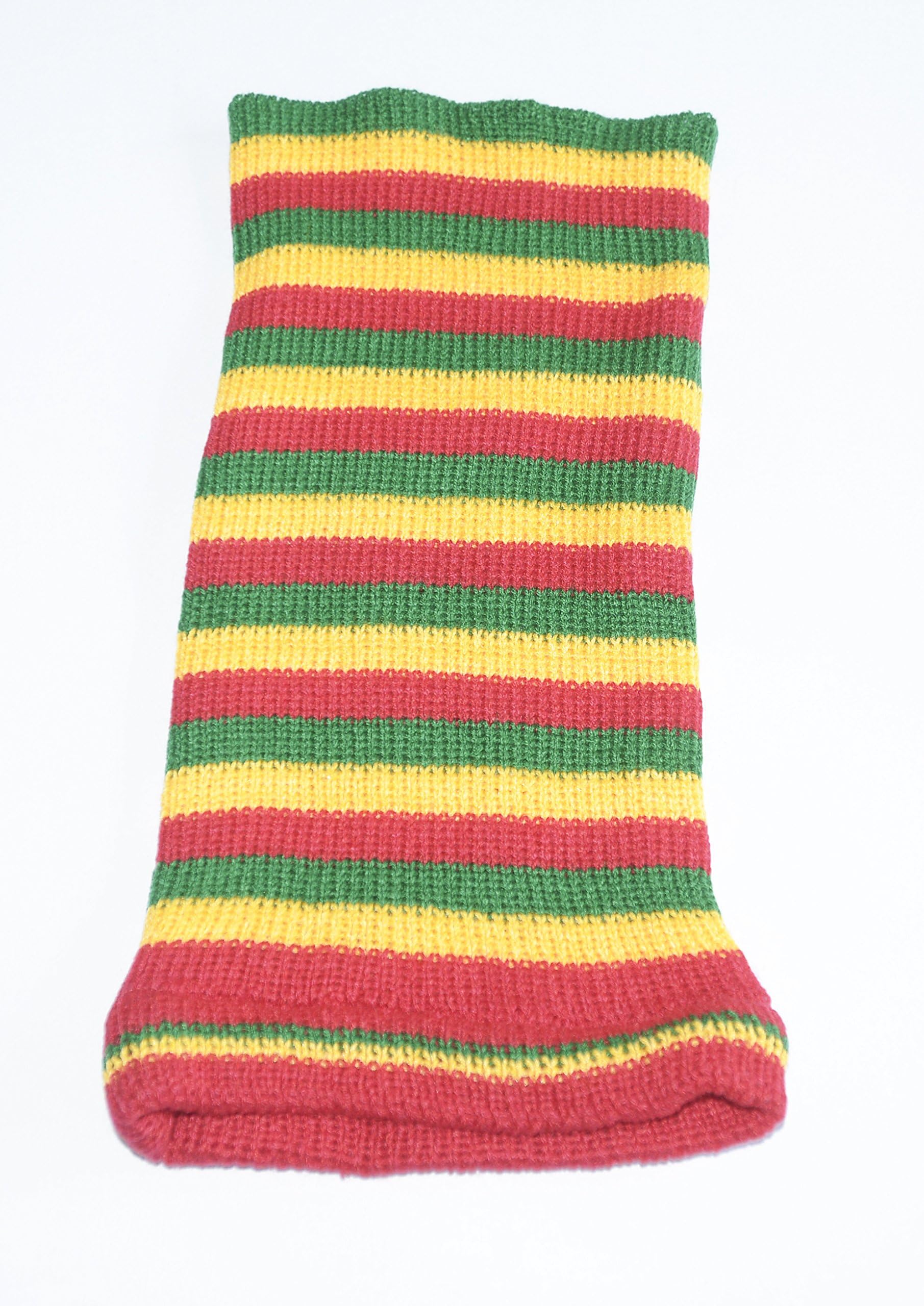 Reggae Rasta Hippie Dreadlock Tube Hat(Knitted Perfect For Dreads Unisex Traditional Colours Tube Headband)