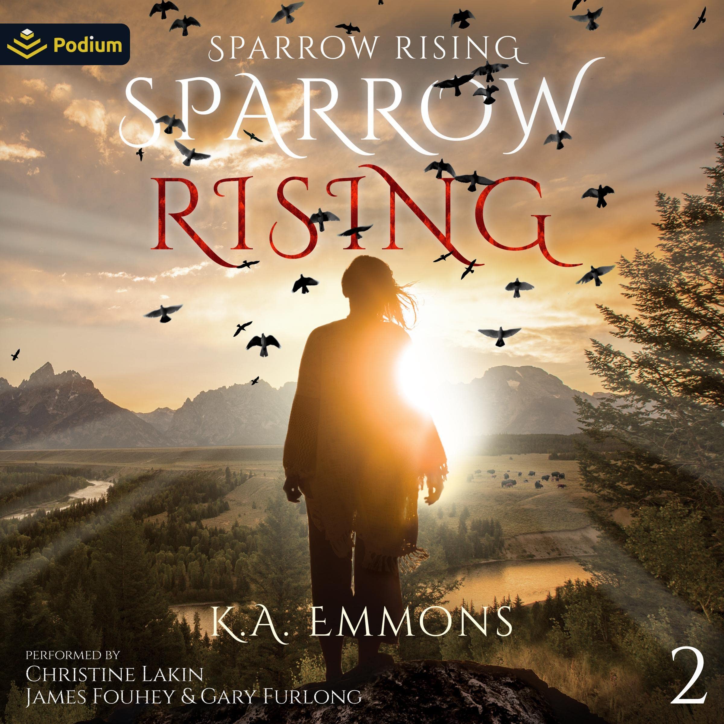 Cover art for Sparrow Rising