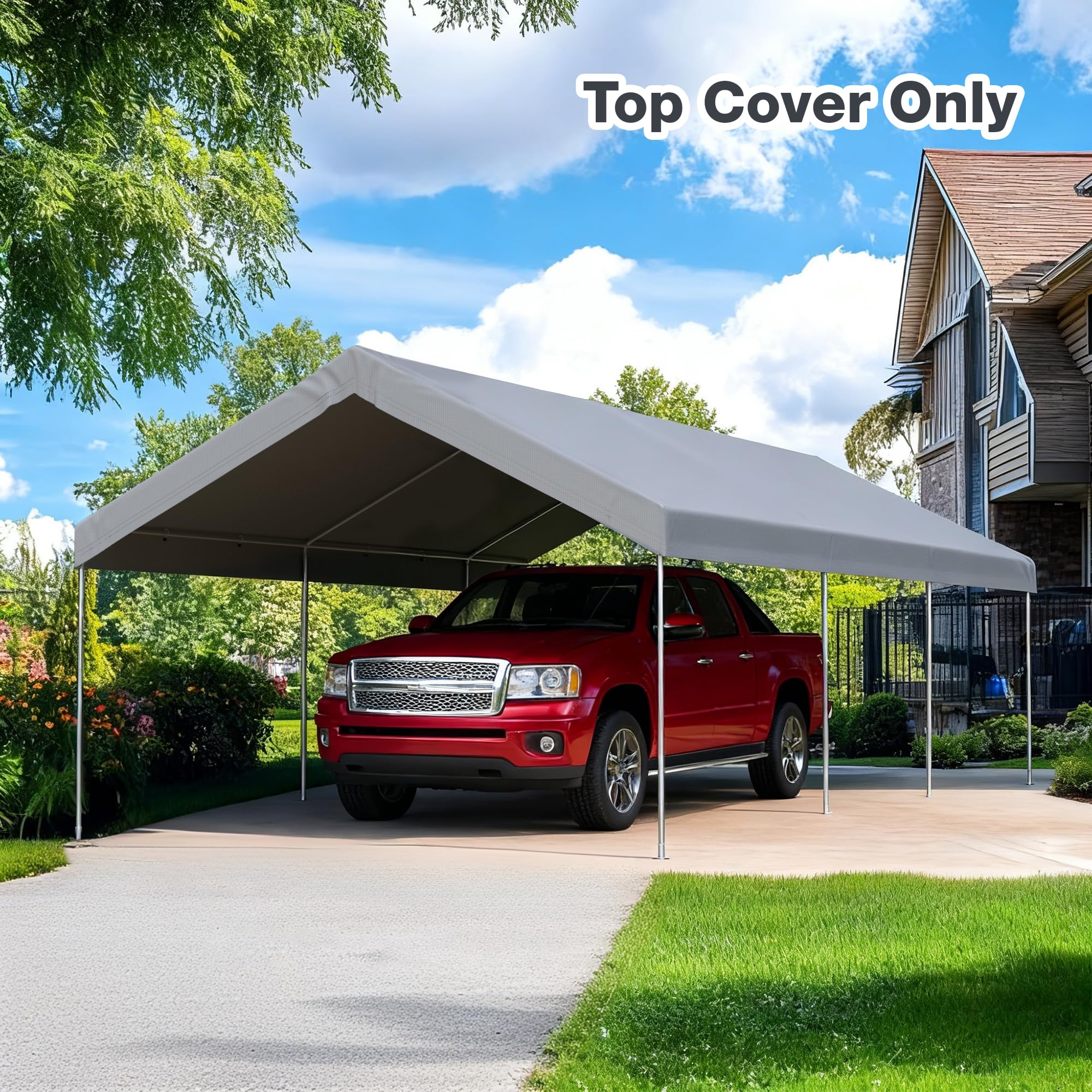 Carport Canopy Cover - 12x20 FT Weatherproof -7 Carport Canopy Cover - 12x20 FT Weatherproof -7