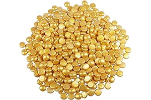 Galashield Gold Flat Glass Marbles for Vases