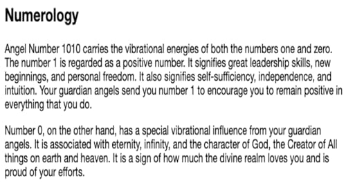 Number 1010 Angel Meaning and Significance