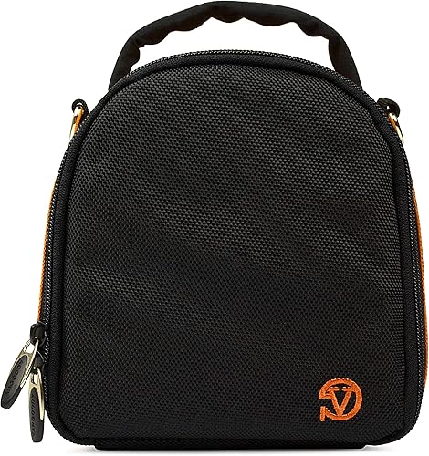 Miniatura 8 de Bolsa de hombro de viaje Estuche de transporte (naranja) para Nikon Coolpix L120, V1, P100, P500, P7000, P7100, D3800, D800 Digital SLR DSLR Cámara