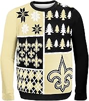 Vista 22 de FOCO NFL Unisex-Adult NFL Busy Block Ugly Sweater