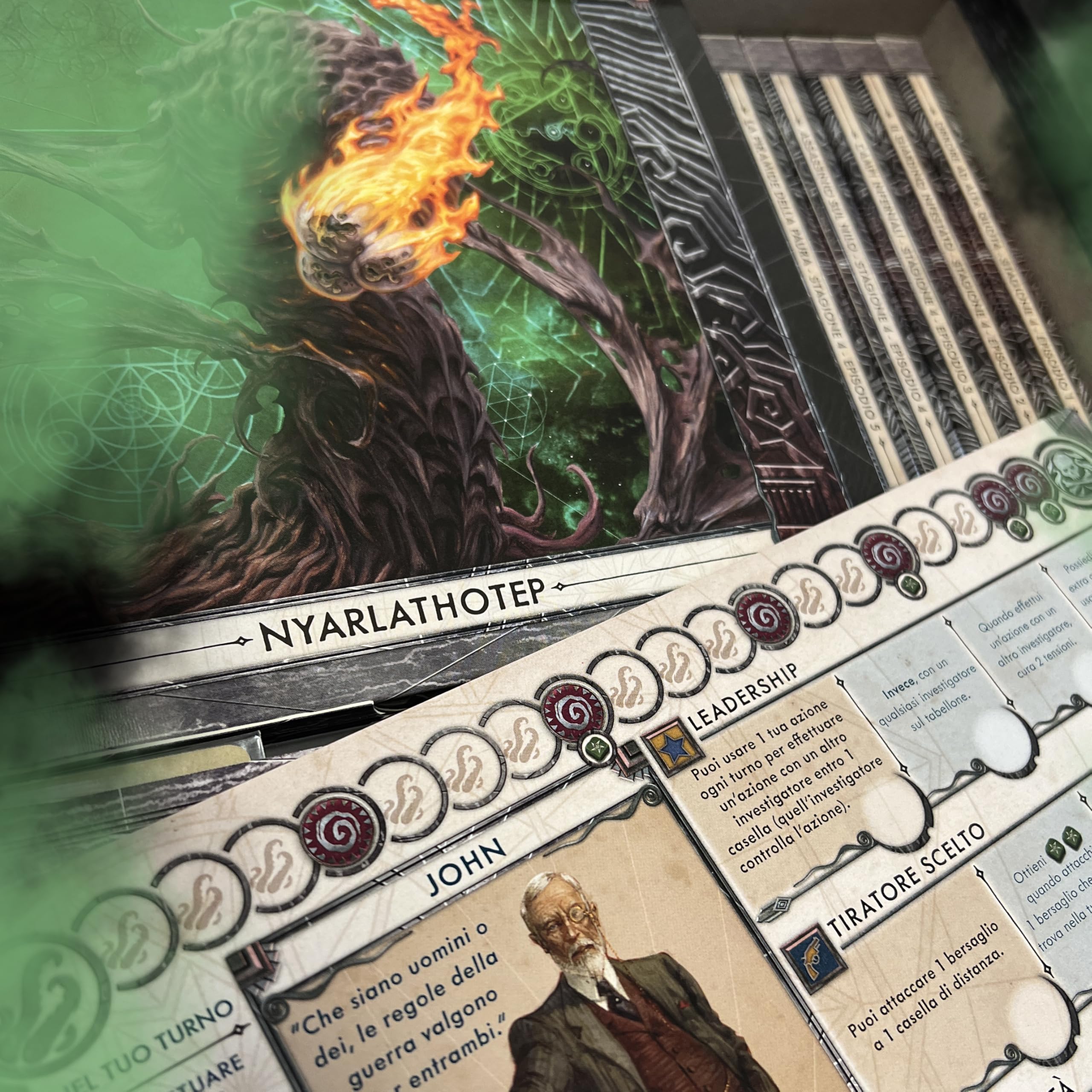 Asmodee Cthulhu Death May Die – Temporada 4, expansión de Juego de Mesa, 1 – 5 Jugadores, más de 14 años, edición en Italiano