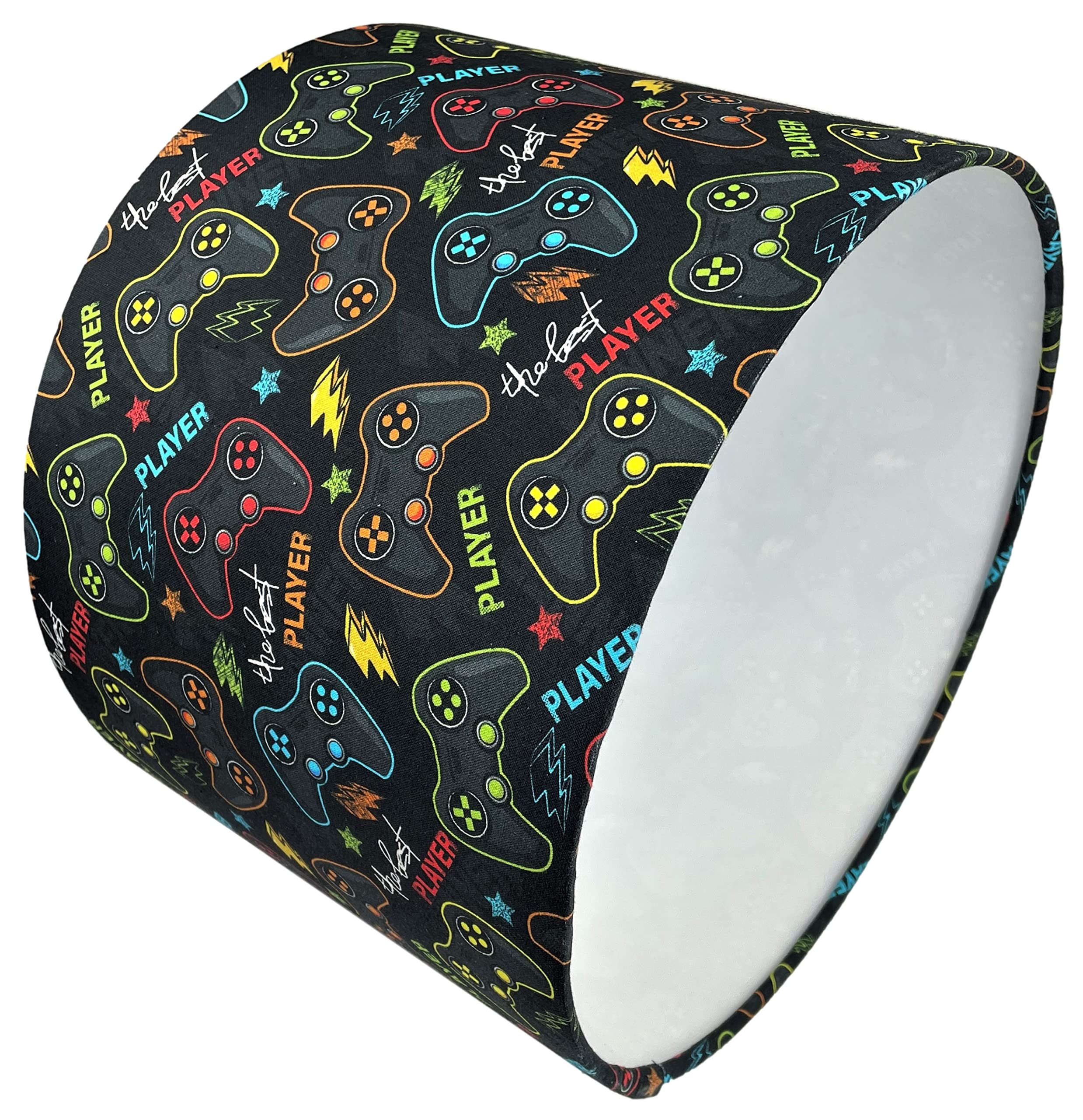 Gaming Lampshade Ceiling Light Shade for Boys Girls Bedroom Accessories Decorations Lights Gamer Room Decor Table Lamp Controller