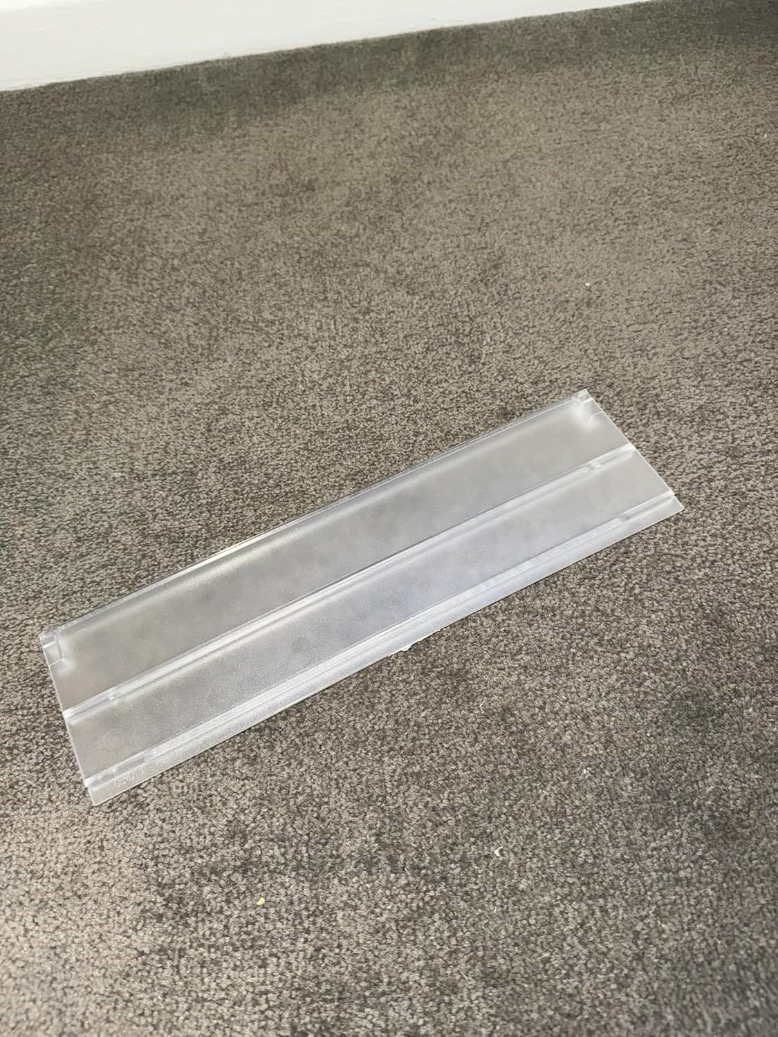 Clear Plastic Medicine Cabinet Replacement Shelf 3.625" x 12.875"