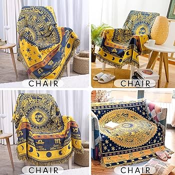 Amazon.com: MayNest Bohemian Woven Cotton Throw Blanket