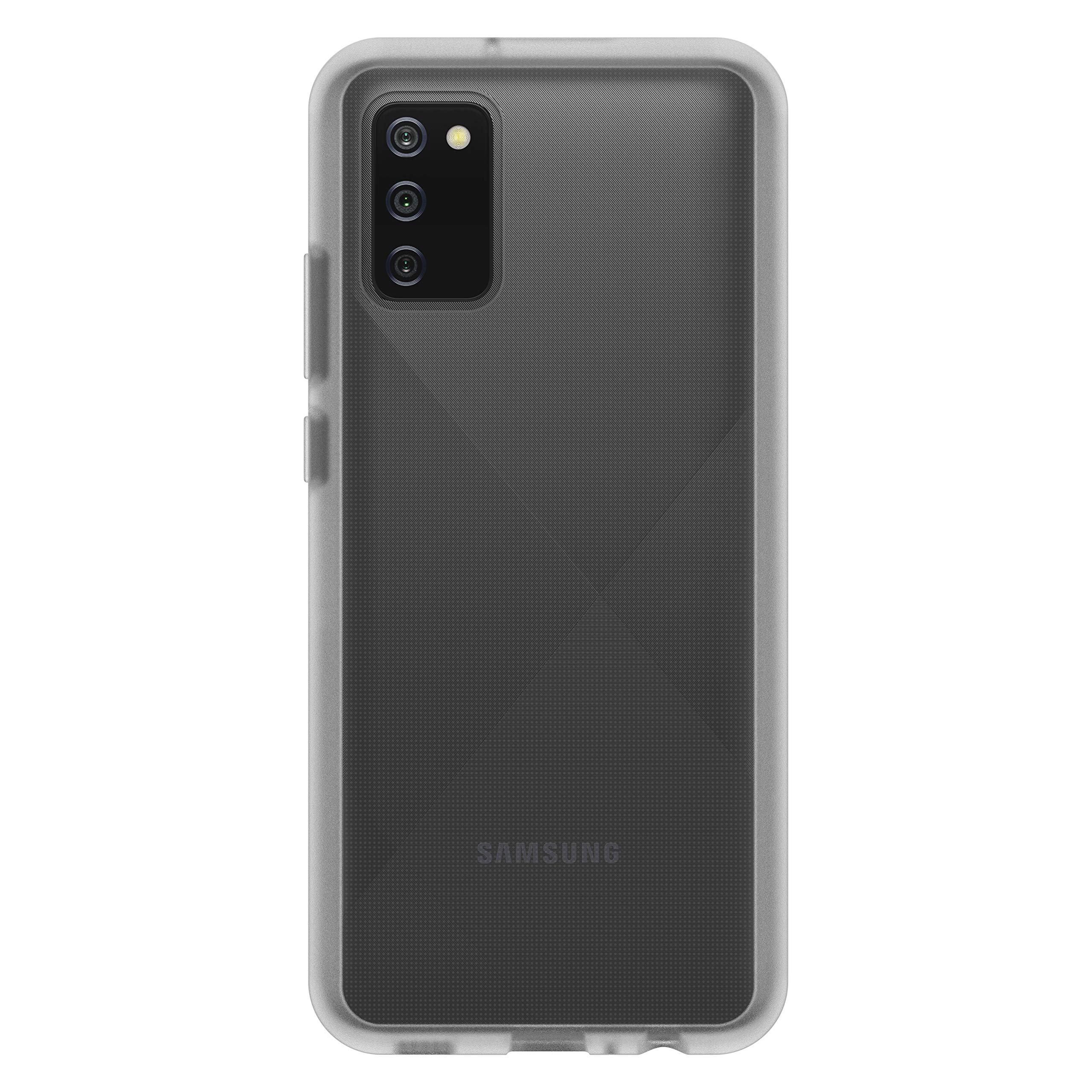 OtterBox Cover per Samsung Galaxy A02s Sleek, Resistente a Shock e Cadute, Cover Sottile, Testata a Norme Anti Caduta Mil-Std 810G, Trasparente, Senza Retail Package