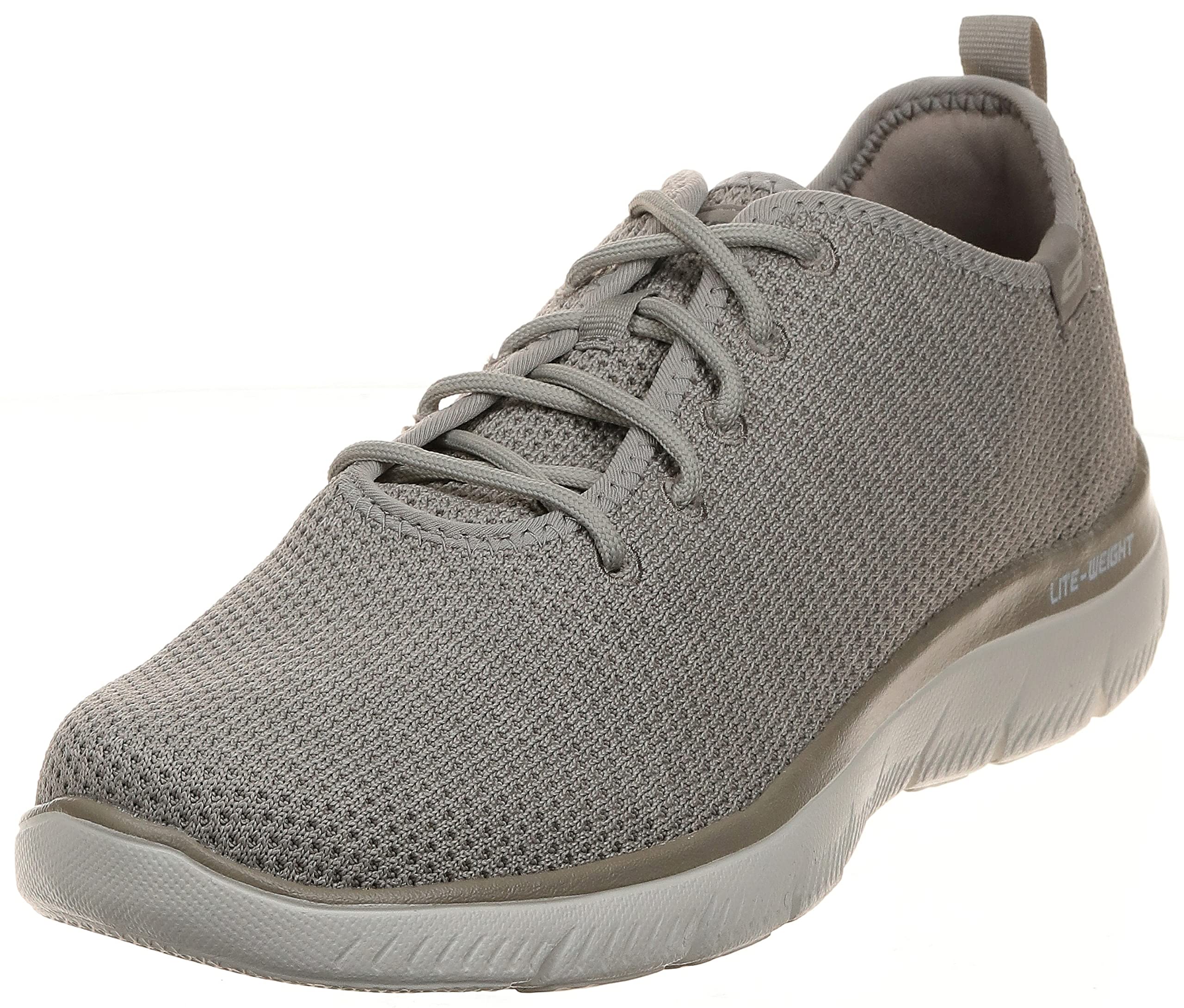 Skechers Men's Summits Doharis Trainers, Taupe Knit/Trim, 7 UK