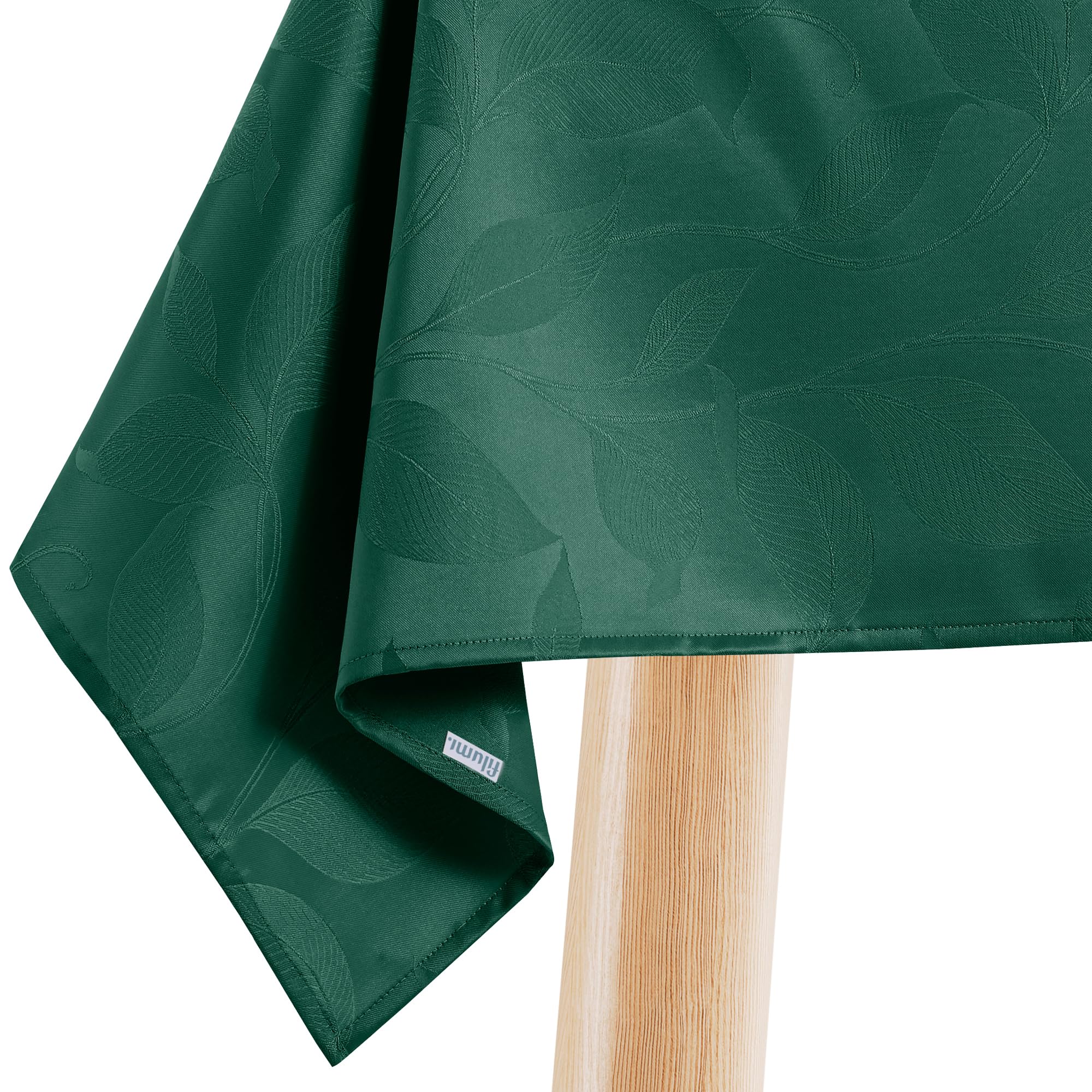 Mantel Antimanchas 140x200 cm Ovalado Verde Interiores Comedor Salon Manteles para Exterior y Jardin Mantel Navidad Amalu