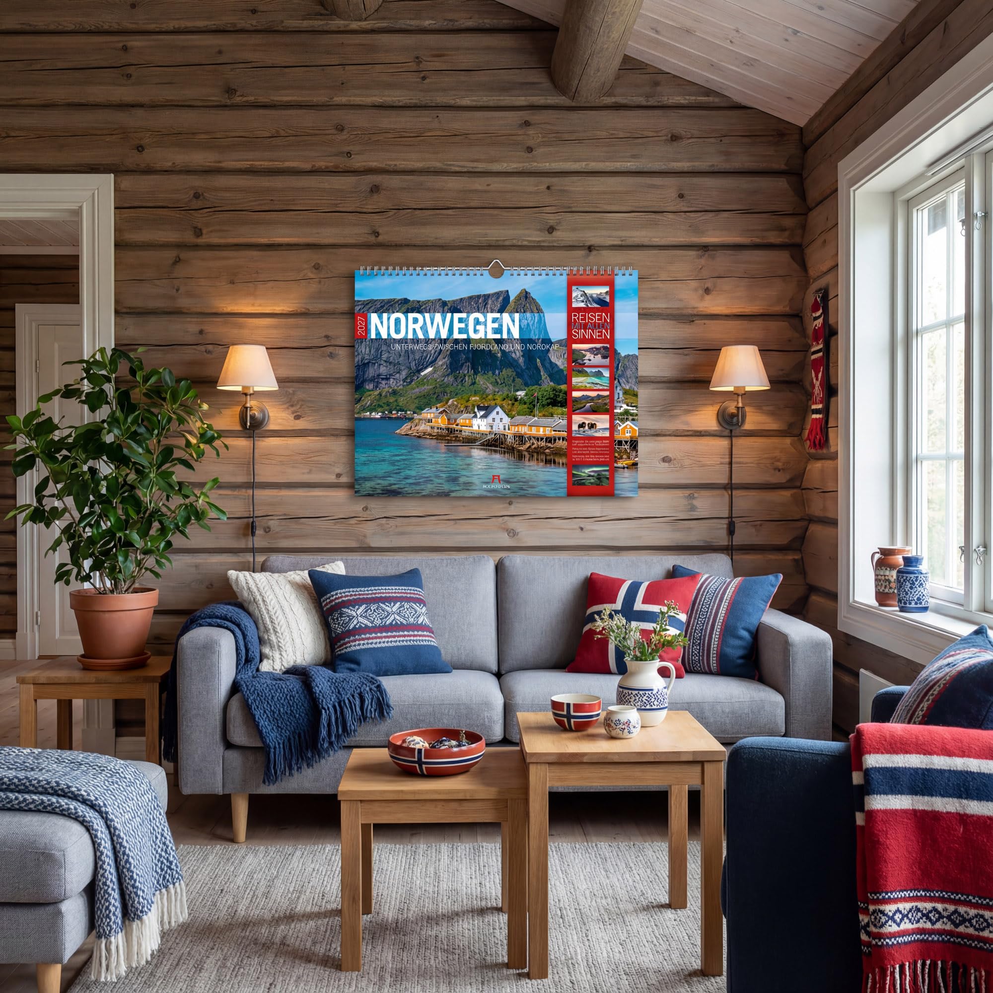 Norwegen Kalender 2027 | Unterwegs zwischen Fjordland und Nordkap | Imposanter Reise-Kalender im großen Querformat (54x42 cm) | Skandinavien