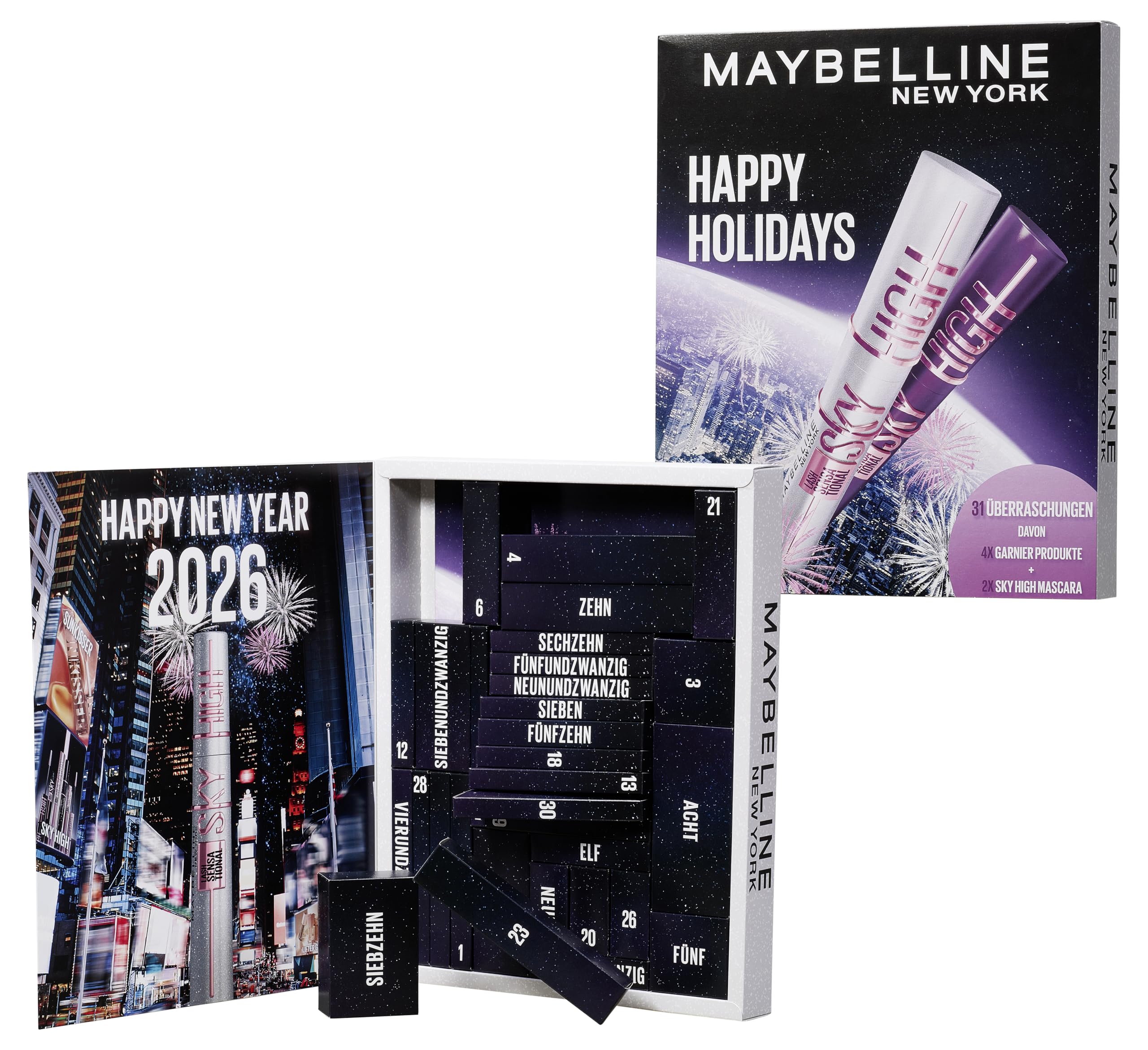 Maybelline New York Calendario de Adviento 31 puertas 2025