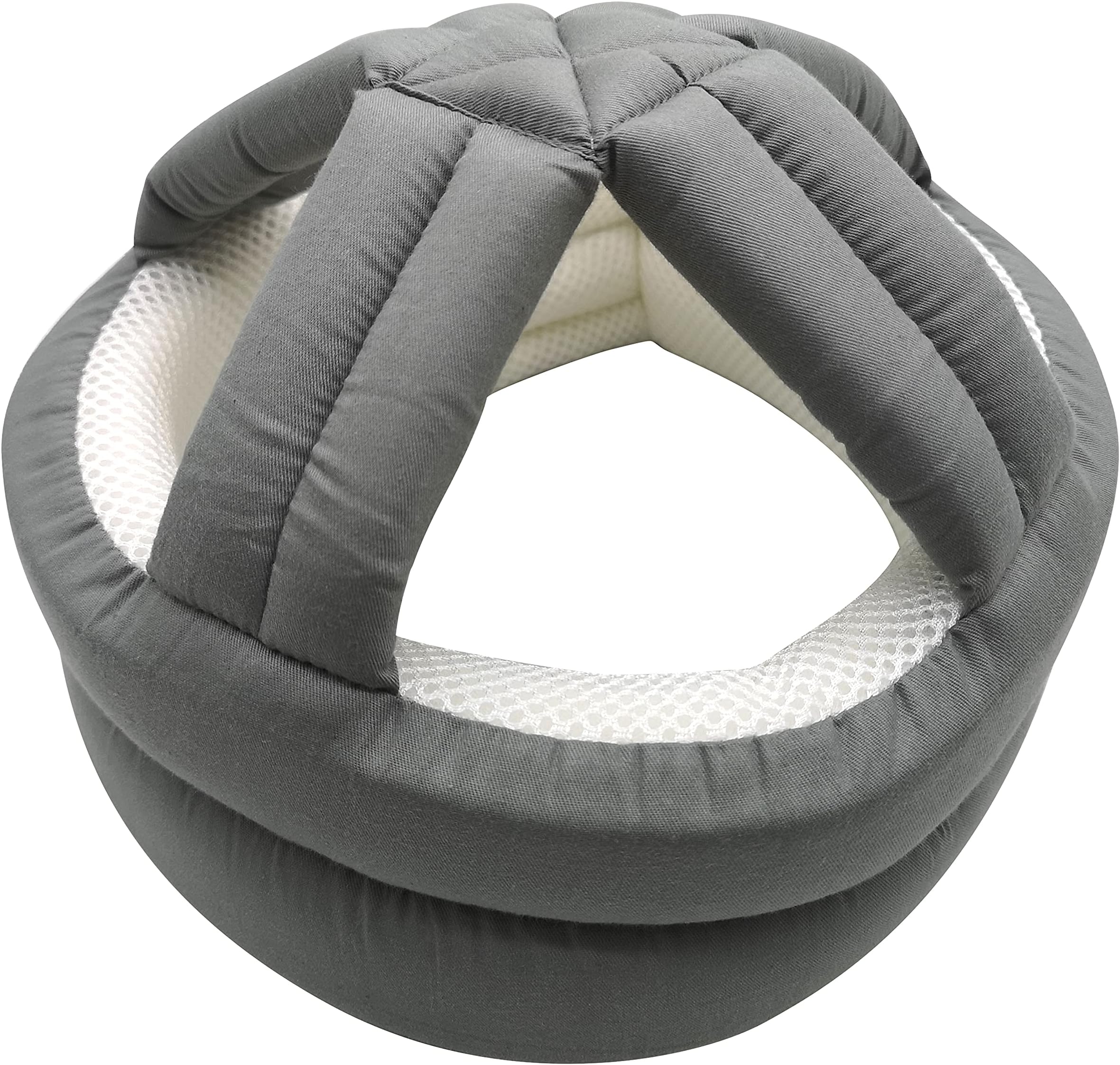 Breathable Elderly Protective Hat,Elderly Helmet for Falls,Seniors Assistance Safety Products,Epilepsy Head Fall Protection,Adjustable Protective Cap,for Youth and Adult Sizing (Gray)