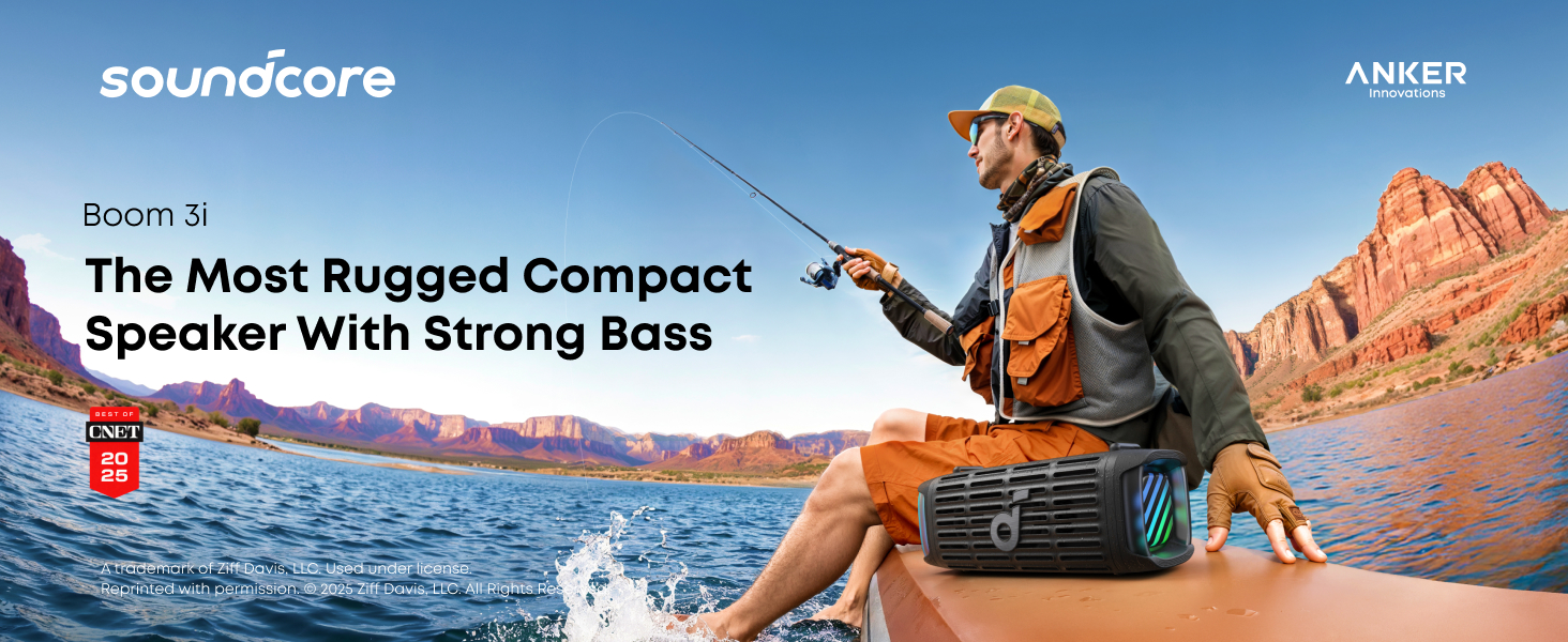 Amazon.com: Soundcore Boom 3i by Anker, Compact Outdoor