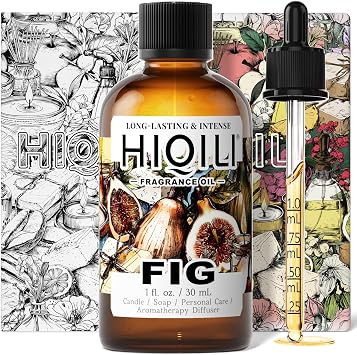زيت عطر HIQILI Fig لرائحة الفندق، مجموعة صنع الشموع والصابون، أضف إلى منتجات العناية بالبشرة والحمام والجسم - 1 أونصة سائلة