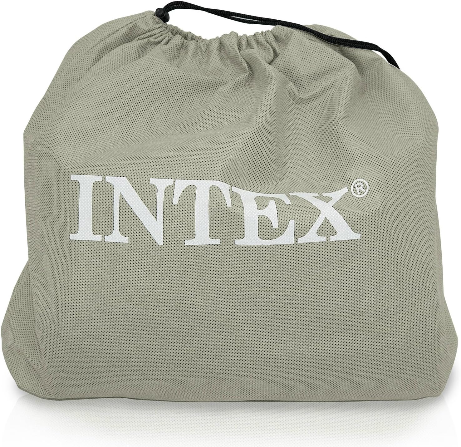 Intex Pillow Rest Classic Airbed with Built-in Pillow and Electric Pump, Twin