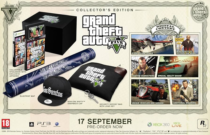 Amazon.com: Grand Theft Auto V Collector's Edition (PS3