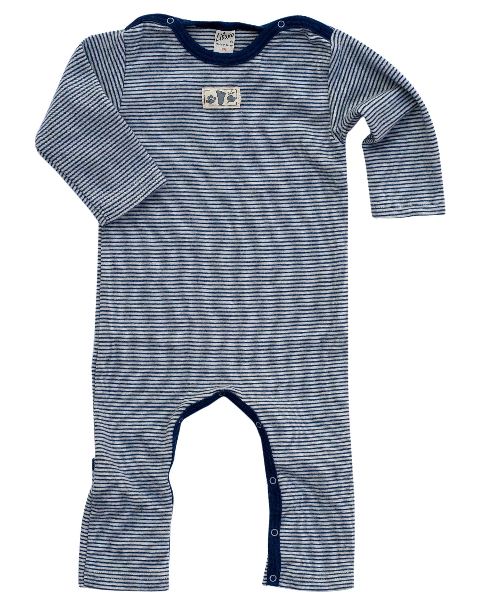 Lilano, Anzug Ringel mit Umschlag, 70% Wolle (kbT), 30% Seide, 210 Gr./m²
