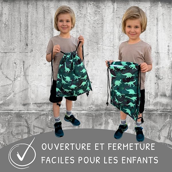 HECKBO Sac de gym pour enfant Motif - 4
