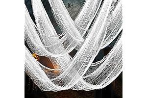 6 Pack of Festive White Cheesecloth for Halloween Spooktacular Décor – Transform...