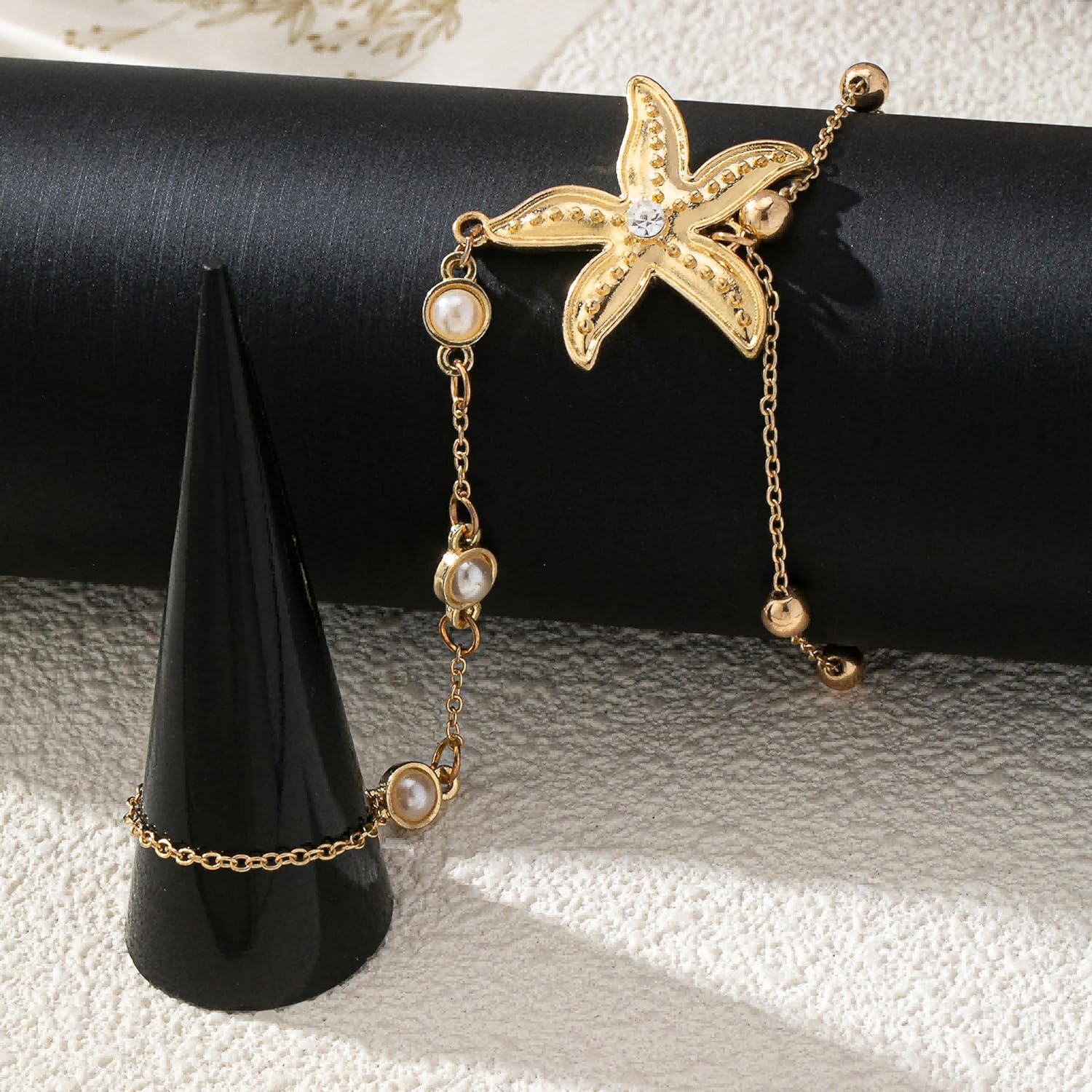 Long tiantian Starfish Bracelet Beach Bracelet Gold Starfish Boho Summer Ocean Jewelry Tropical Vacation Seaside Shell - Image 5