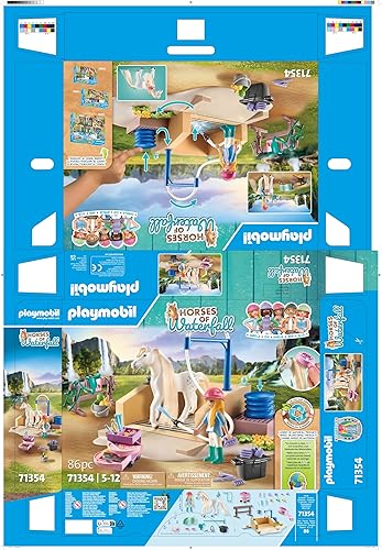 Miniatura 9 de Playmobil 71354 Estación de lavado de caballos de cascada con Isabella y Leona