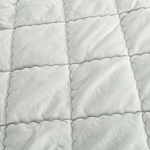 Miniatura 5 de FLXXIE Edredón alternativo de microfibra lavable a máquina, súper suave y ligero, manta acolchada para cuna, para cochecito, viajes, 39 x 47