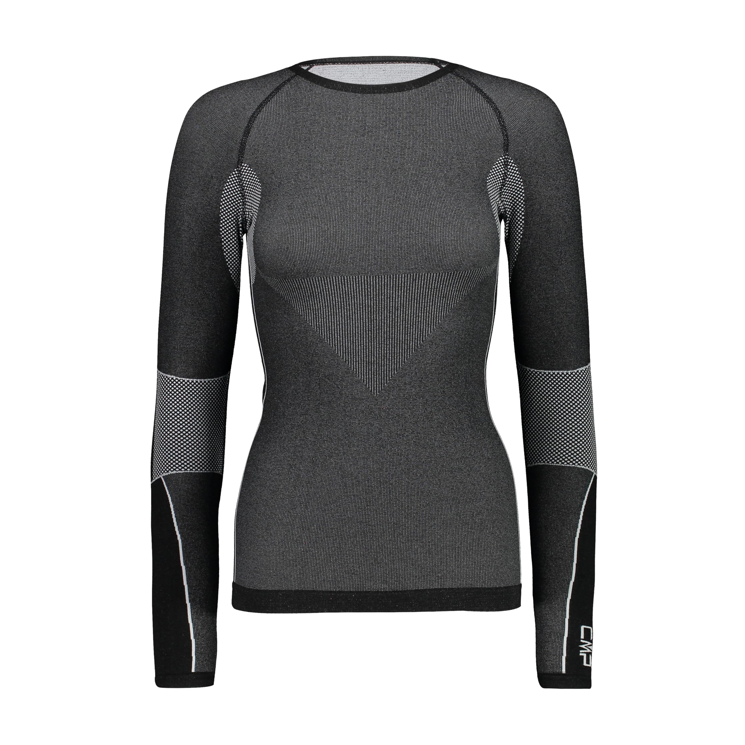 CMP - Woman Seamless Sweat, Black, 42/44