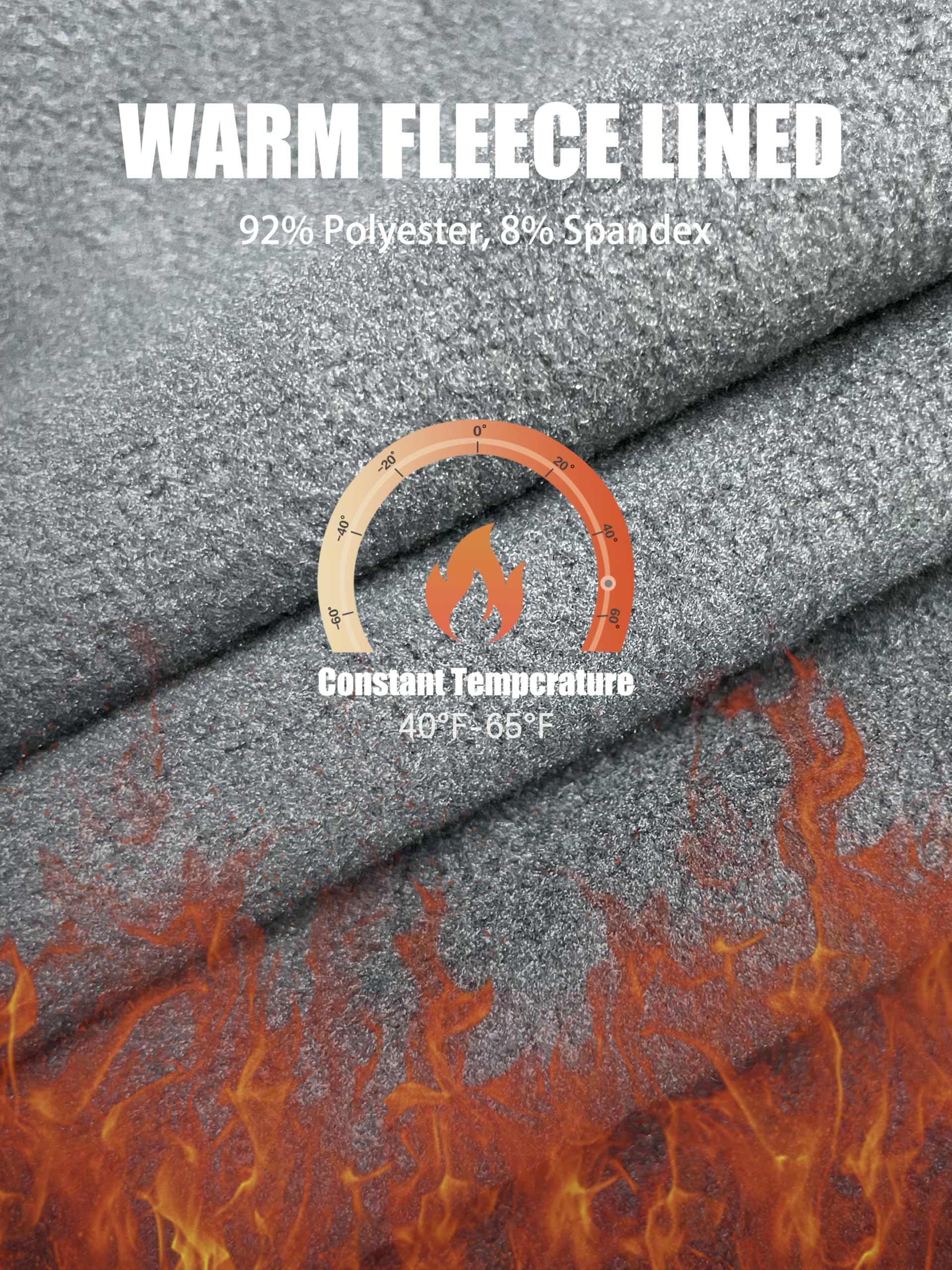 AREOUTS Women's Snow Ski Pants Fleece Lined Waterproof Softshell Insulated Winter Outdoor Hiking Cargo Pants Black L